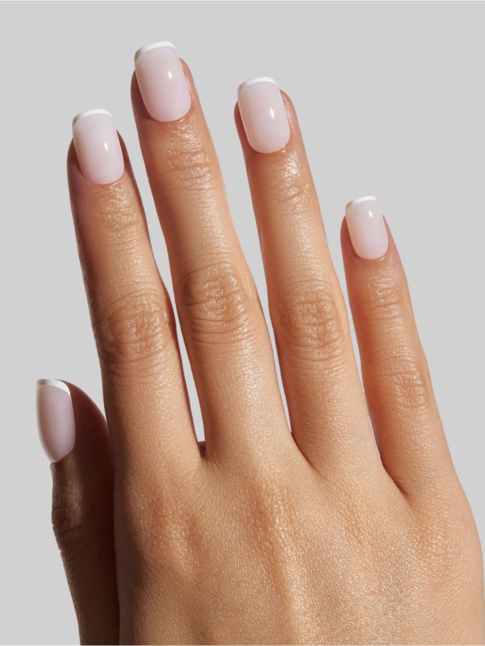 Celebritips Milky White French Short Squoval Press On Nails 32-Piece NIB